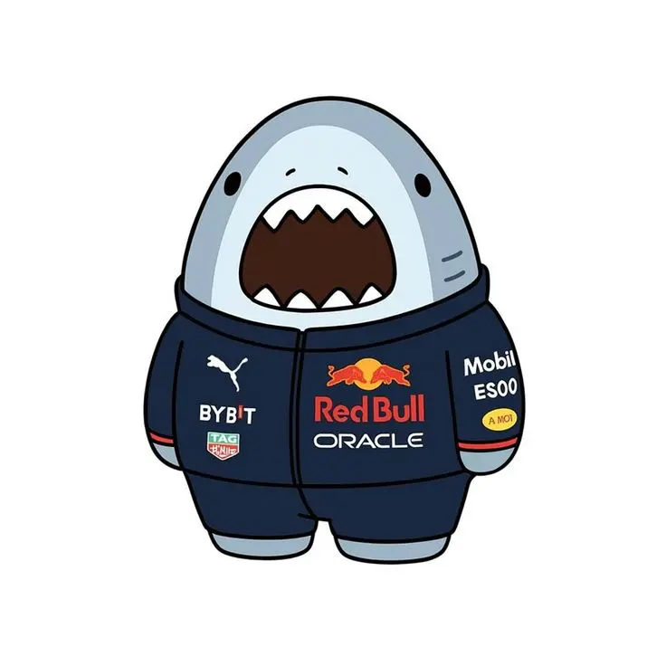 Stickers Tiburón Red Bull