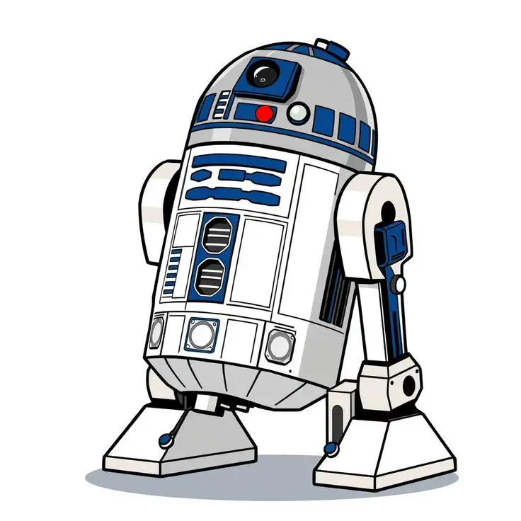 R2D2 Droid Sticker