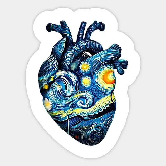 Starry Night Van Gogh Heart