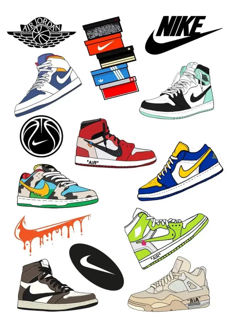 Nike Shoes Stickers